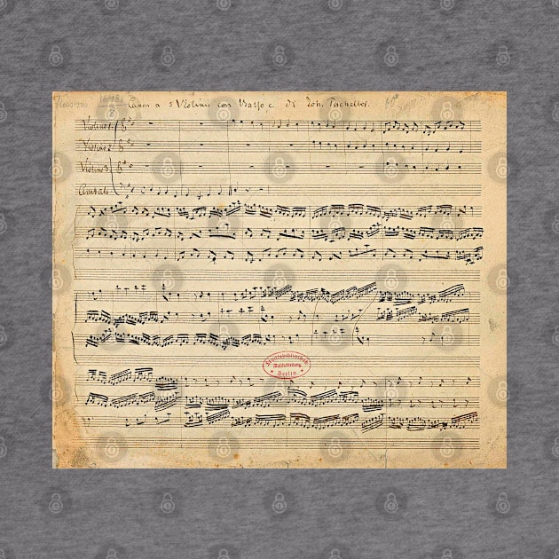 Pachelbel's Canon Original Manuscript by ClassicalMusicians